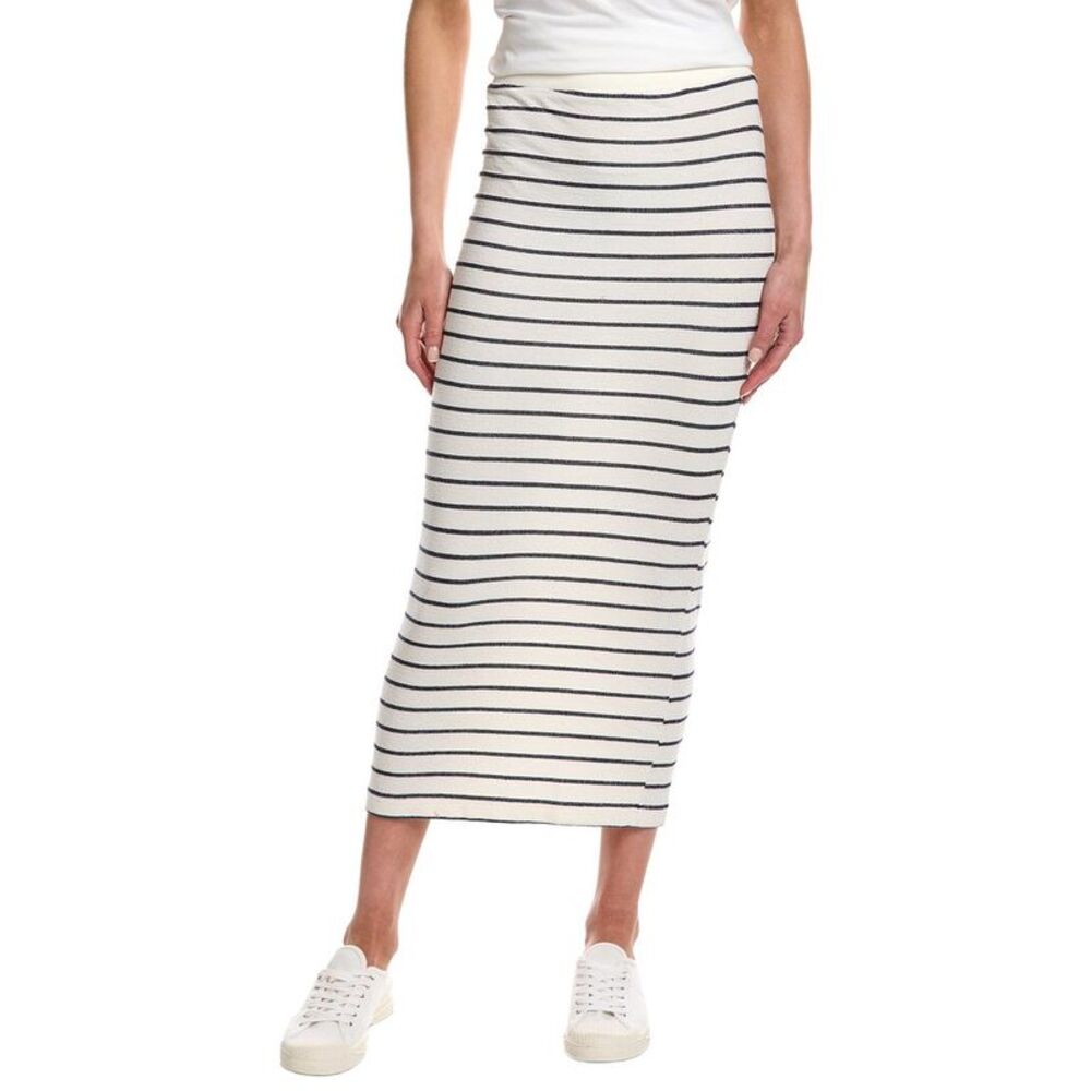 Electric & Rose Womens  Jasmine Midi Skirt, White